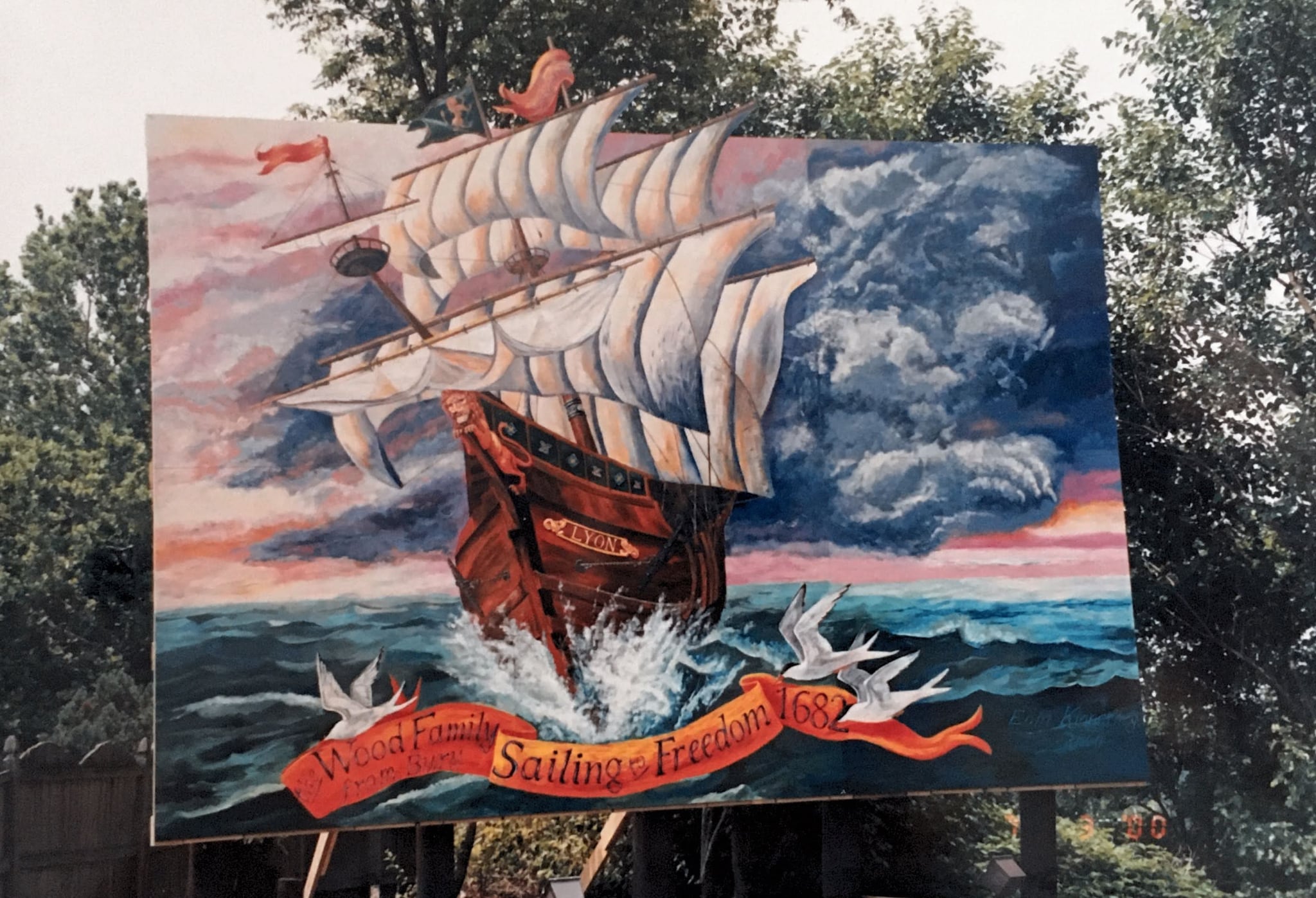 HMS Lyon Mural on Broad St